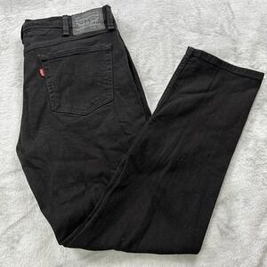 Levi's 511 Black Denim Jeans Men's Straight Leg Size 38 x 32 Classic Casual